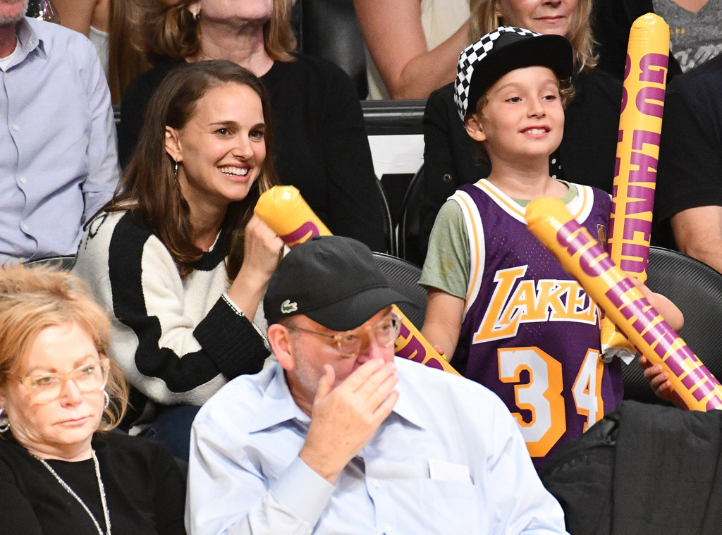 Natalie Portman, Aleph Portman-Millepied, Lakers Game